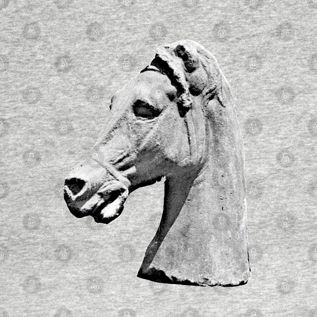 Aesthetic ////// Greek Horse Statue Design by DankFutura